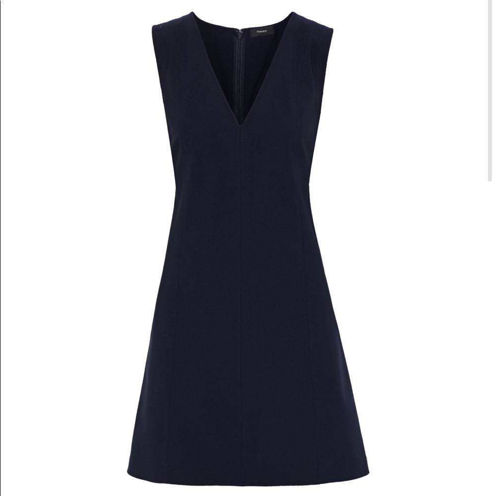 Theory Mini chevron print Dress